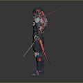Modern Game Character Sci-fi Armor Alien Armor Sci-fi Armor High-tech Armor 3d model