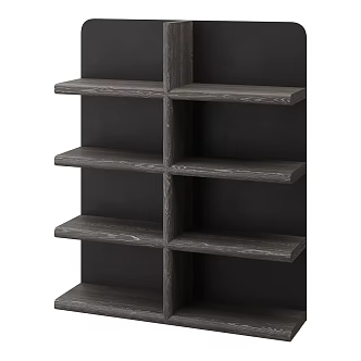 Nordic Simple Bookcase 3d model