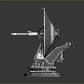 Decorative Metal Death Star Model With Circular Structure Detailed Design And Base Stand