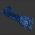 Blue Classic Fit Jeans With Pockets Belt Loops For Everyday Wear