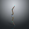 Crossbow Mechanical Crossbow Shift Bow and Arrow Shoot Far Equipment Weapons High-tech Crossbow 3d model
