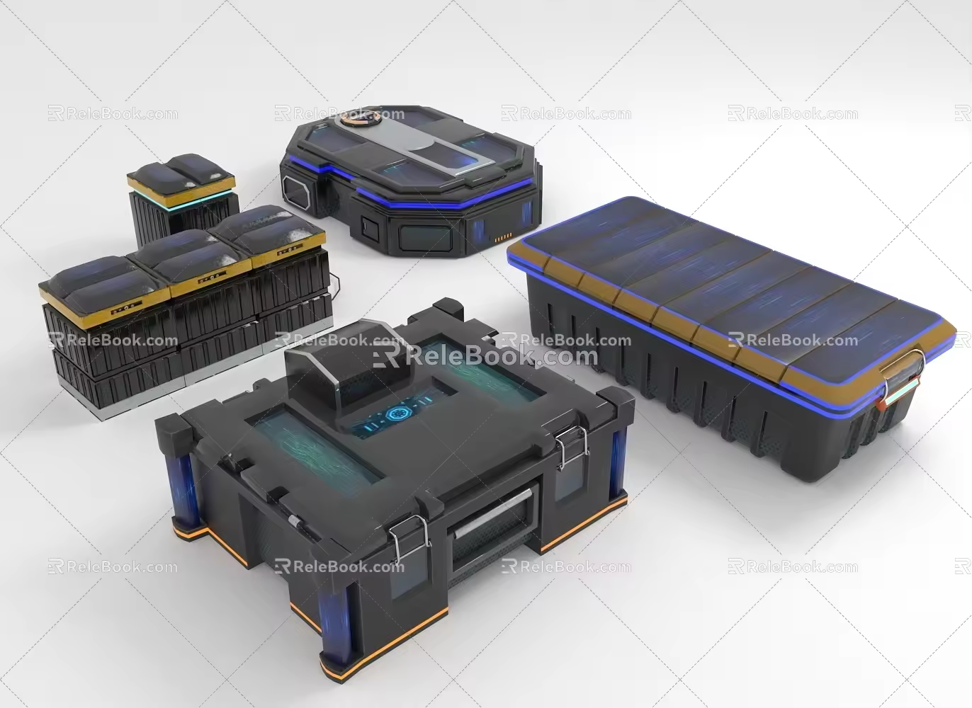 Storage Box Storage Box Box Box Box 3d model