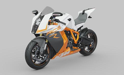 KTM 1190 RC8 R Motorcycle 3d model