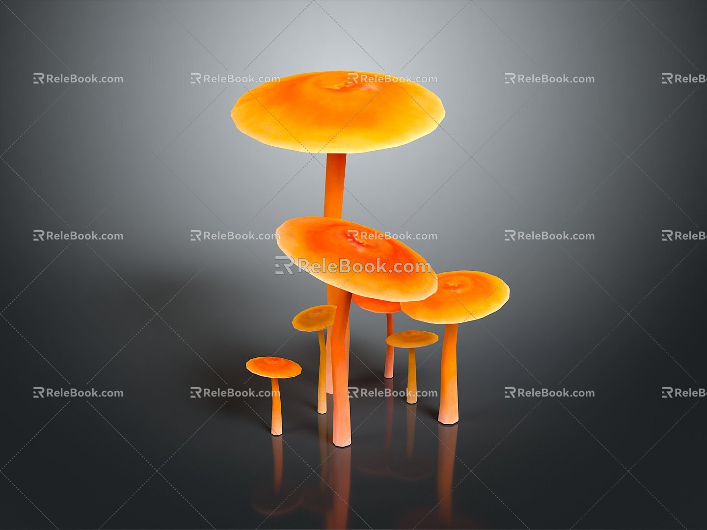 Mushrooms, straw mushrooms, poisonous mushrooms, plant mushrooms, mushrooms, ganoderma lucidum, tree mushrooms, vegetables, fruits and vegetables 3d model