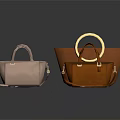 Stylish Daily Use Handbags With Different Colors Circular Handles And Structured Designs