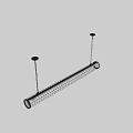 Modern Metal Chandelier With Chain Suspended Wire Grid Design for Contemporary Spaces