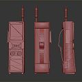 Modern walkie-talkie telephone 3d model