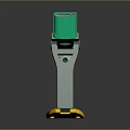 Professional Industrial Equipment With Green Top Yellow Base Gray Ring Structure And Black Handles