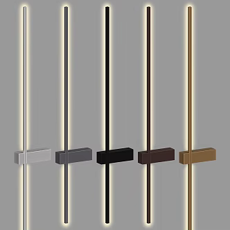 Modern minimalist wall lamp 3d model