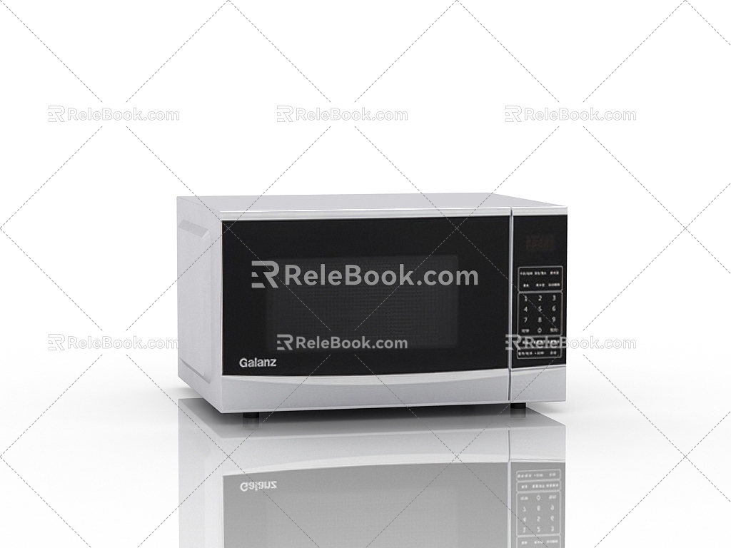 Microwave oven 3d model