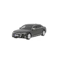 Dark Green Luxury Sedan With Sleek Body Modern Design And Alloy Wheels