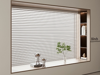 Modern venetian blinds 3d model