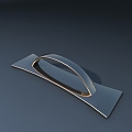 Handle door handle 3d model