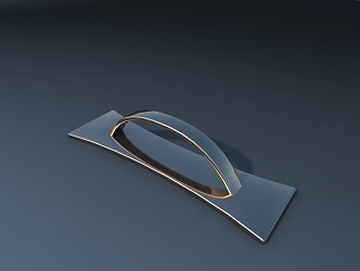 Handle door handle 3d model