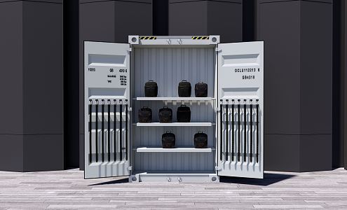 Industrial LOFT Container 3d model