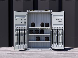 Industrial LOFT Container 3d model