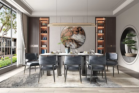 New Chinese Restaurant 3d model
