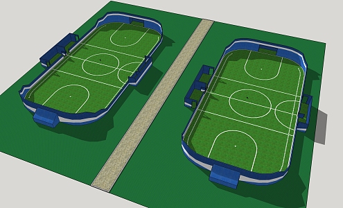 modern football stadium 3d model