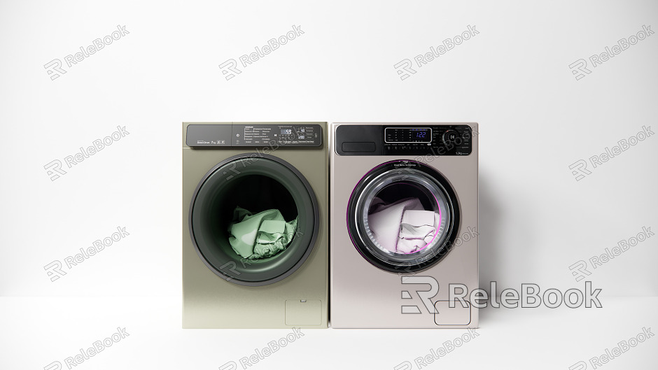 Modern washing machine model