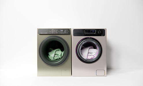 Modern washing machine 3d model