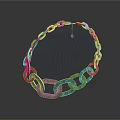 Stylish Gold And Silver Metal Chain Bracelet With Link Design For Daily Use
