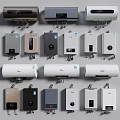 Wall Mounted Electric Water Heaters with Various Styles and Color Options for Home