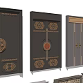 Various Security Doors With Traditional Patterns Modern Styles And Decorative Details 3d model