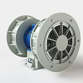 Public Facility Industrial Ventilation Blower Equipment With Blue Motor And Gray Casing System