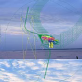 Aerial View Planning For Luxury Hillside Resort With Tiered Pools Lush Greenery And Villas