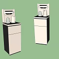 Modern Gold And Black Water Dispenser As Stylish Daily Use Electrical Appliance