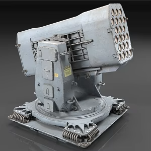 RIM116 Ram RAM ship-to-air missile launcher 3d model