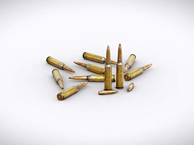 Ammunition Bullets 3d model