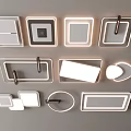 Modern Ceiling Lights in Various Shapes Square Round Rectangular for Interior Decoration