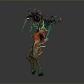 Elf Tree Demon Tree Monster Tree Man Tree Elf Monster Alien Monster 3d model
