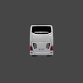 White Setra Bus Featuring Modern Design Large Windows And Spacious Passenger Seats