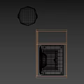Contemporary Home Laundry Space With Stacked Washer And Dryer In Black Cabinet And Laundry Basket