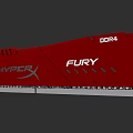 HyperX Fury DDR4 RAM Module With Red Design And High Performance