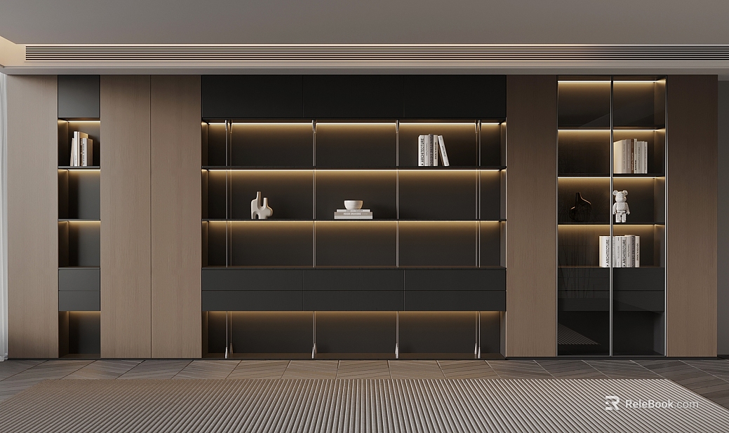 Italian Bookcase texture