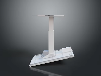 Sturdy Multipurpose Hardware Tool Stand With Stable Base And Horizontal Platform 3d model