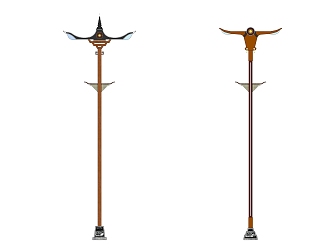 minority street lamp 3d model