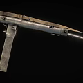Vintage Military Rifle with Leather Strap and Metal Components in Classic Design