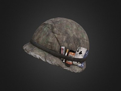 Military Helmet Weapon 3d model