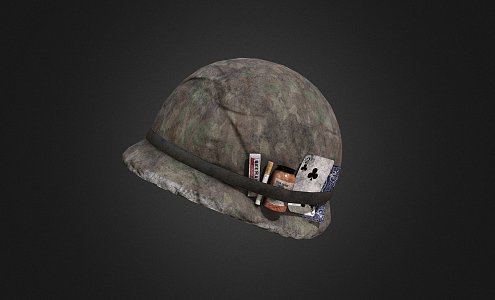 Military Helmet Weapon 3d model