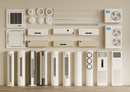 Air conditioning 3d model