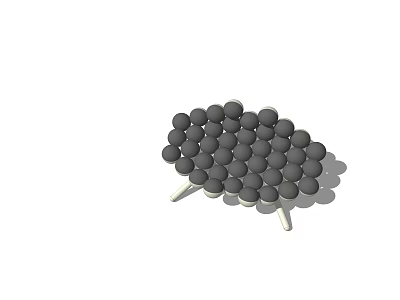 Modern Leisure Chair Simple Seat 3d model Modern Leisure Chair Simple Seat 3d model