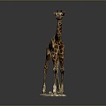 Giraffe Low Model Giraffe African Animal Toy Giraffe Muppet Toy Animal Cartoon Giraffe 3d model