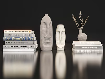Modern Book Ornaments 3d model