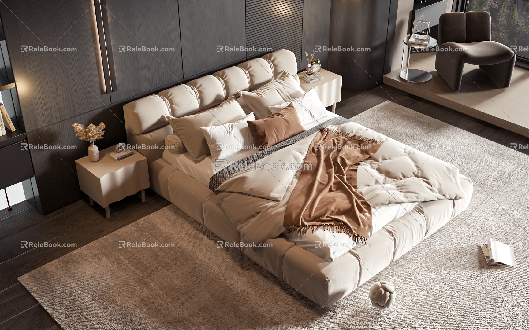 Style Bed 3d model