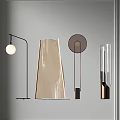 Modern Floor Lamp Combination Metal Glass Floor Lamp Simple Floor Lamp Fishing Lamp Type Floor Lamp 3d model