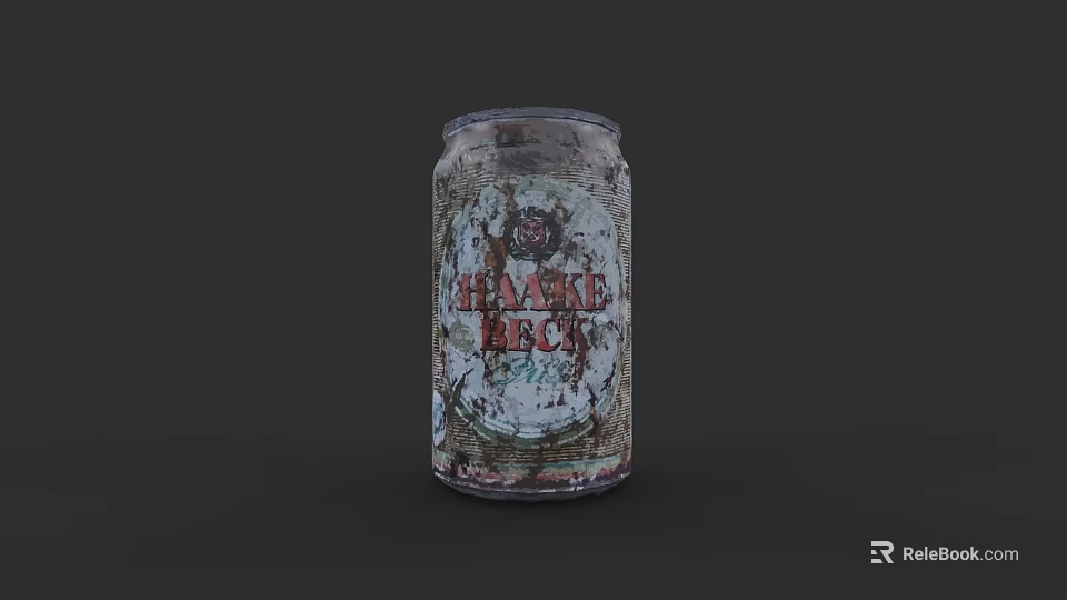Hawke Back Beer Can As Everyday Household Item For Daily Use 3d model 